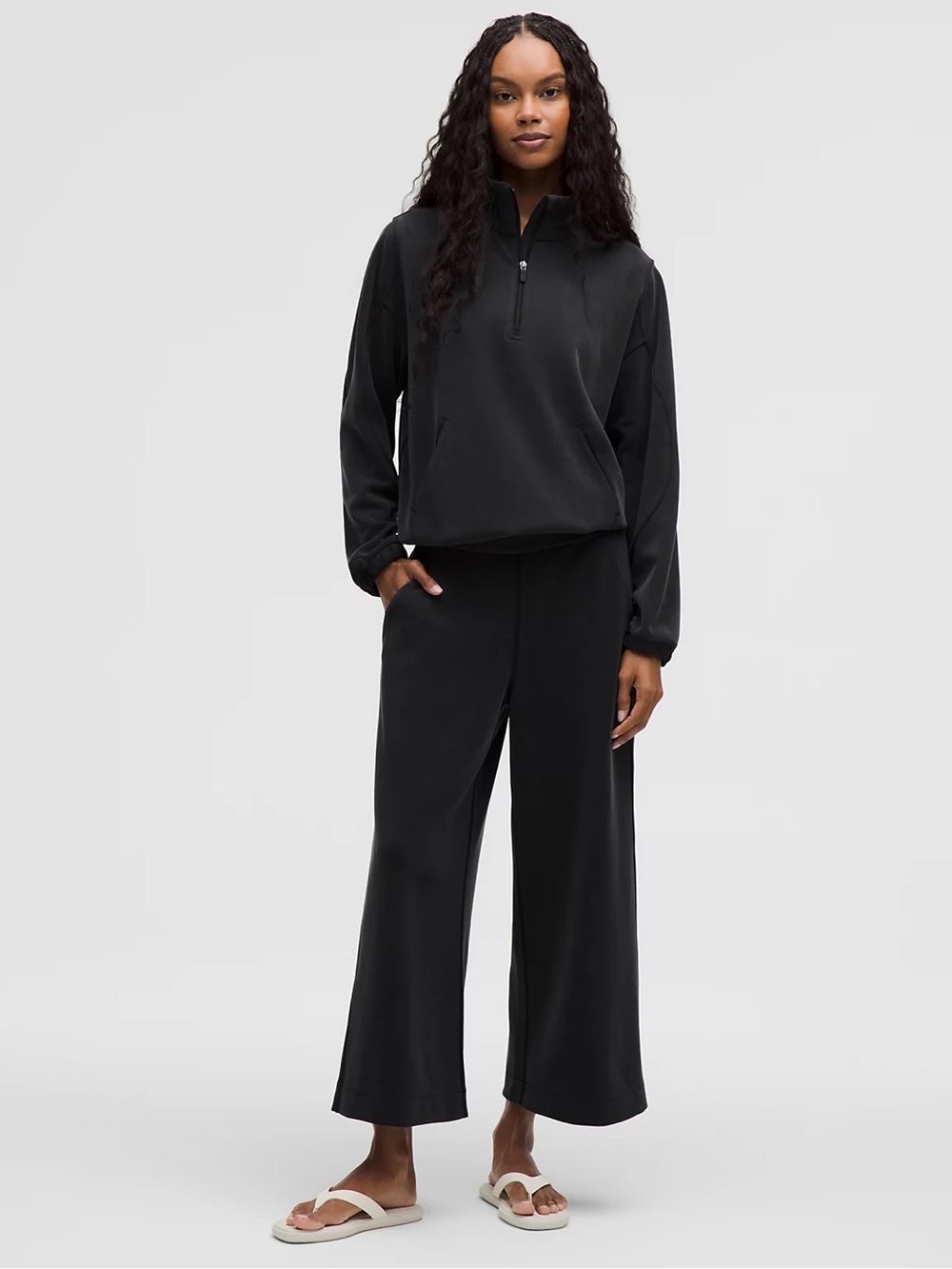 lululemon athletica softstreme Gray 3 Piece Set: Sweatshirt, Sweatpants & Shorts